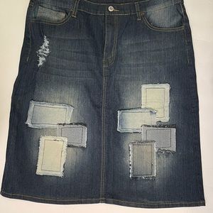 NWT Jean skirt